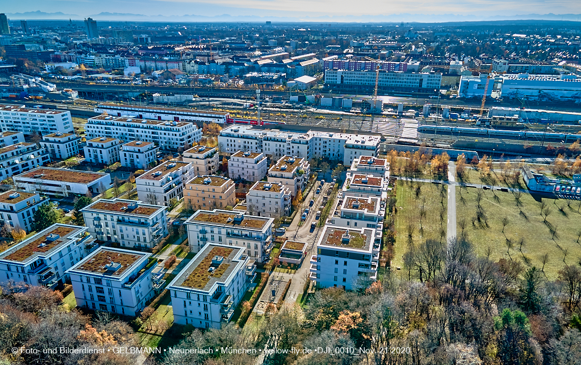 21.11.2020 - Hirschgarten mit Paketposthalle in München